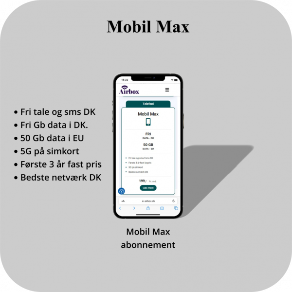 Mobil Max abonnement